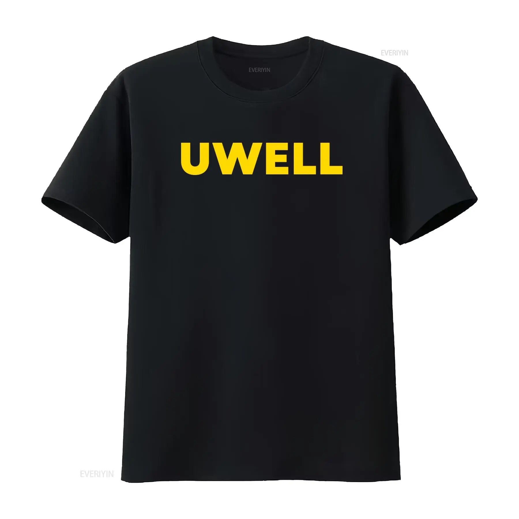 Yellow Streetwear Brand - Uwell merk T-shirt met gele opvallende