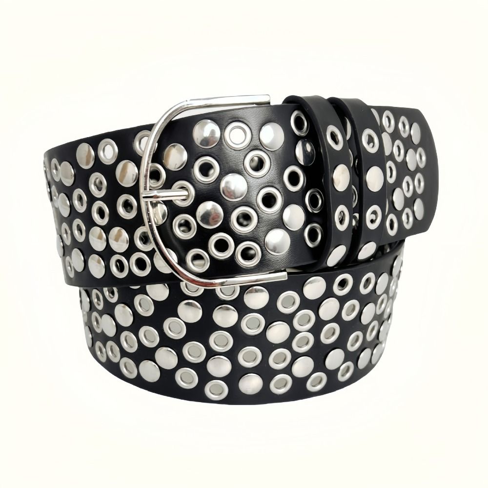 Streetwear Brand Belts - Punk Holle Oogje Klinknagel Riem Luxe