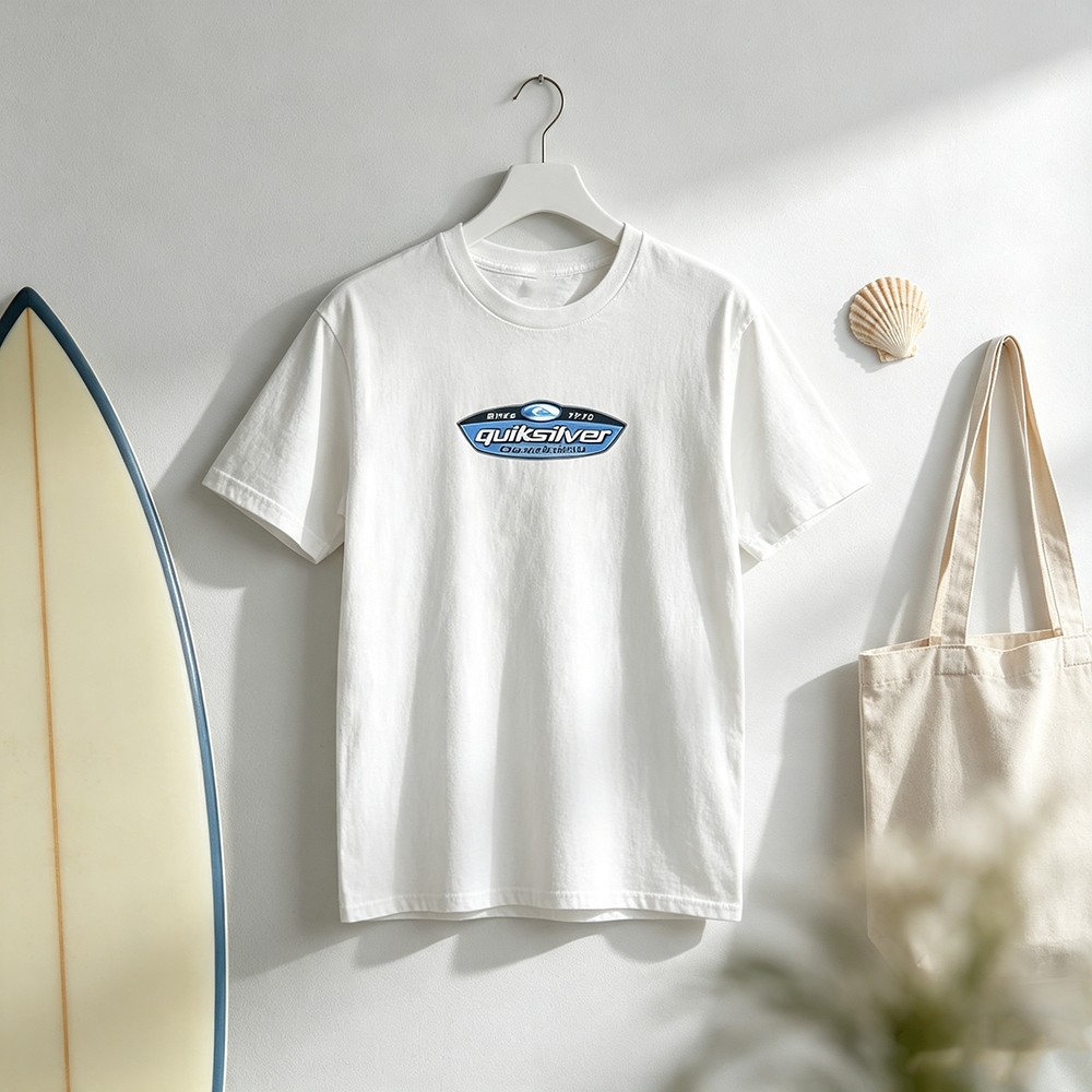 Streetwear Brand Label - Retro Surf Brand T-shirt met ovale