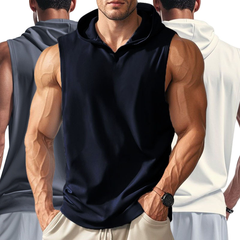 Streetwear Brand T Shirt - Gym Effen Kleur 2026 Gloednieuwe Heren