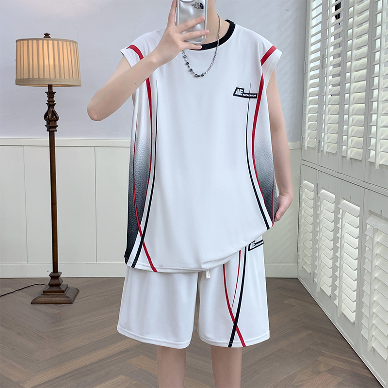 Streetwear Zipper - Heren Casual 2-delige Sportkledingset Streetwear Mode
