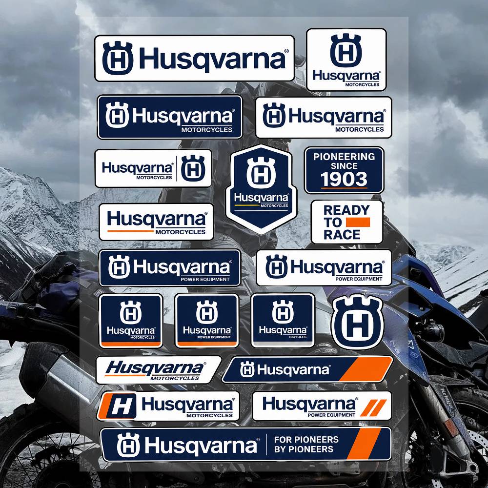 Streetwear Brand Accessories - A-Husq-svasr-na Streetwear Merk Stickers Set Waterdichte