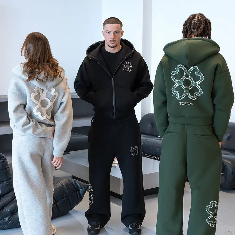 Lente Herfst Oversized 4-bladi - Streetwear Zipper recensie en prijs