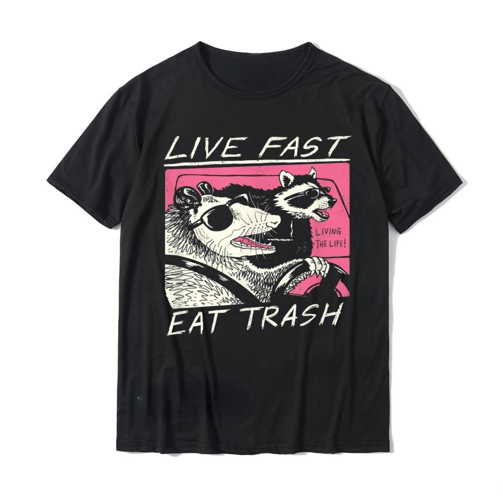 Live Snel! Eten Trash! Man T-s - Streetwear Brand T Shirt recensie en prijs