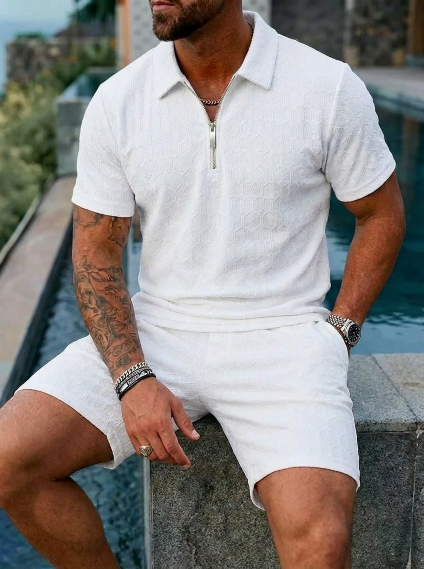 Zomer nieuwe herenmode ritskra - Streetwear Zipper recensie en prijs