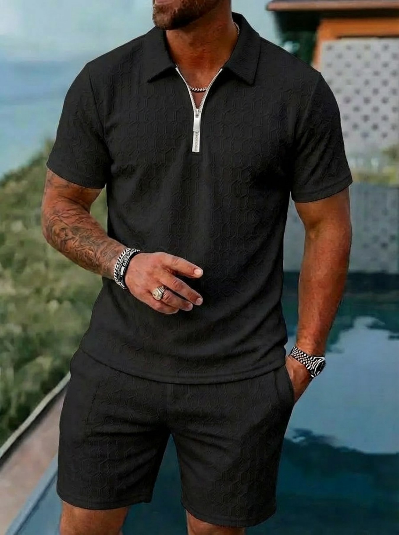 Zomer nieuwe herenmode ritskra - Streetwear Zipper recensie en prijs