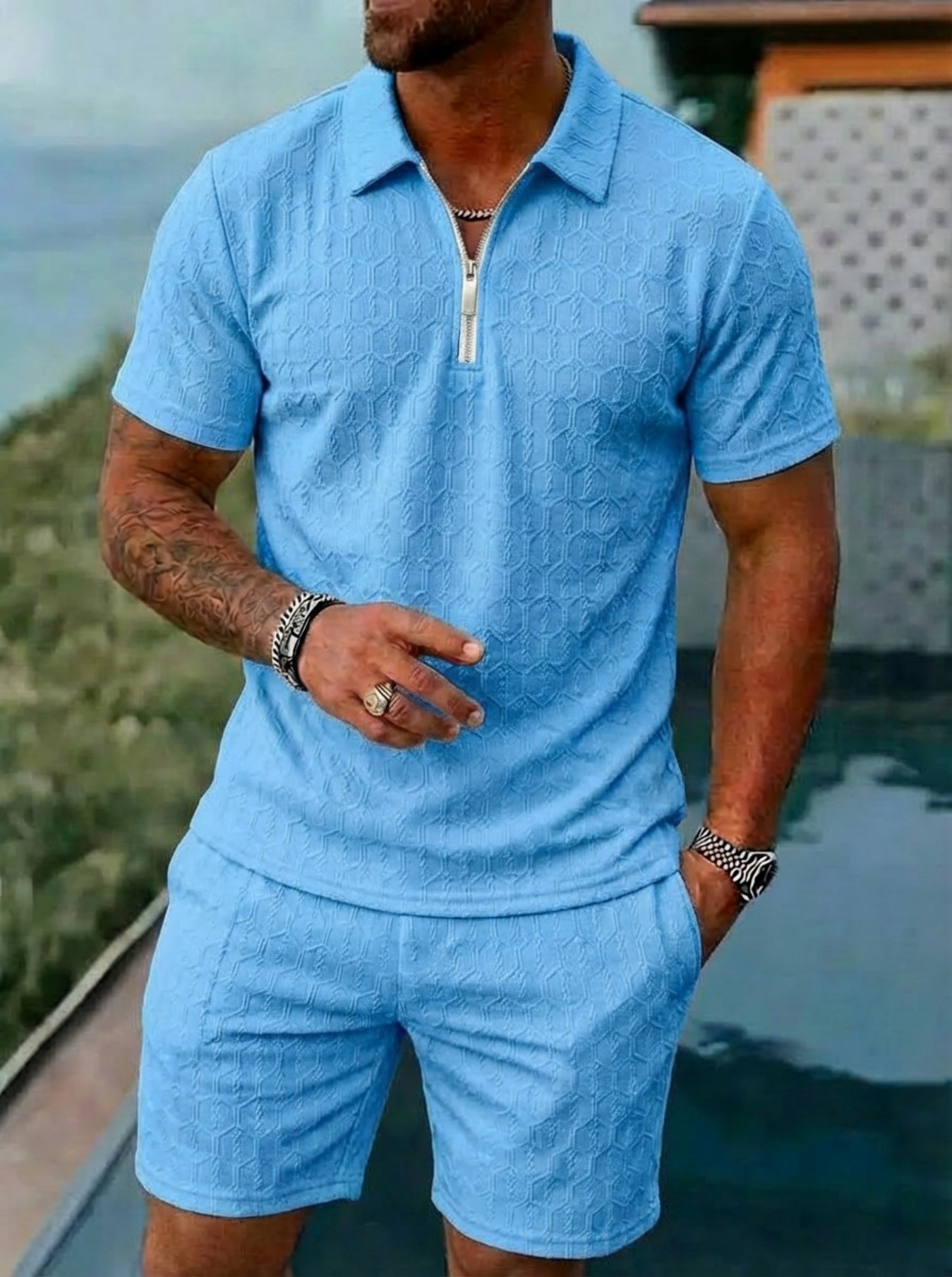 Zomer nieuwe herenmode ritskra - Streetwear Zipper recensie en prijs