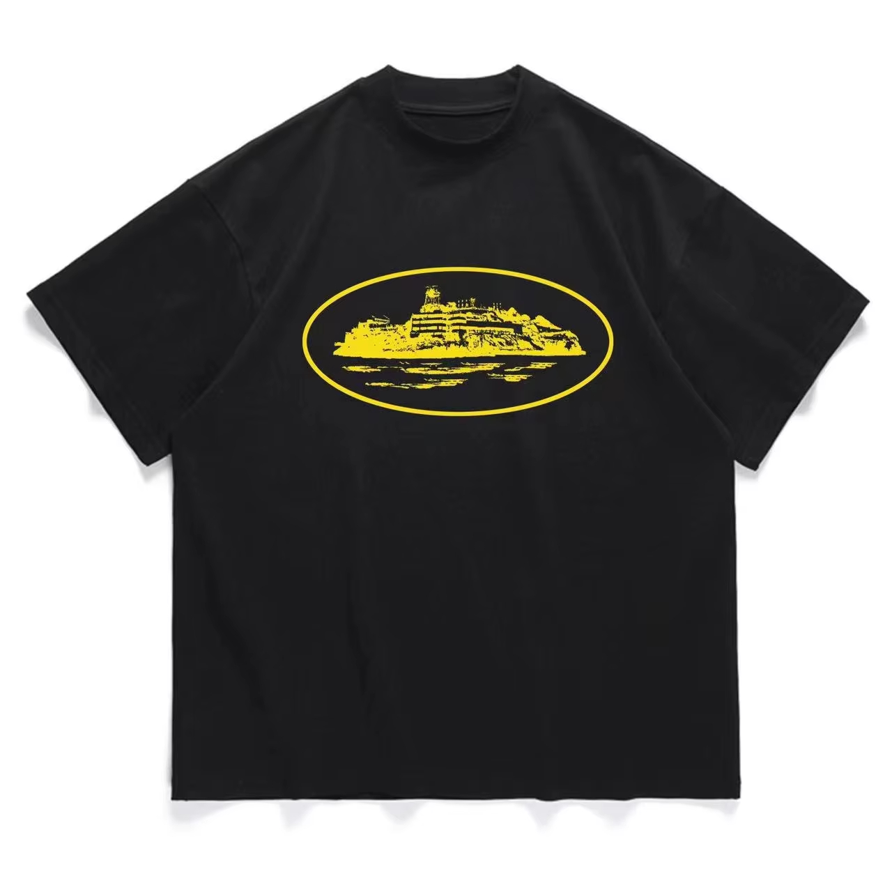 Geel klassiek logo premium str - Yellow Streetwear Brand recensie en prijs