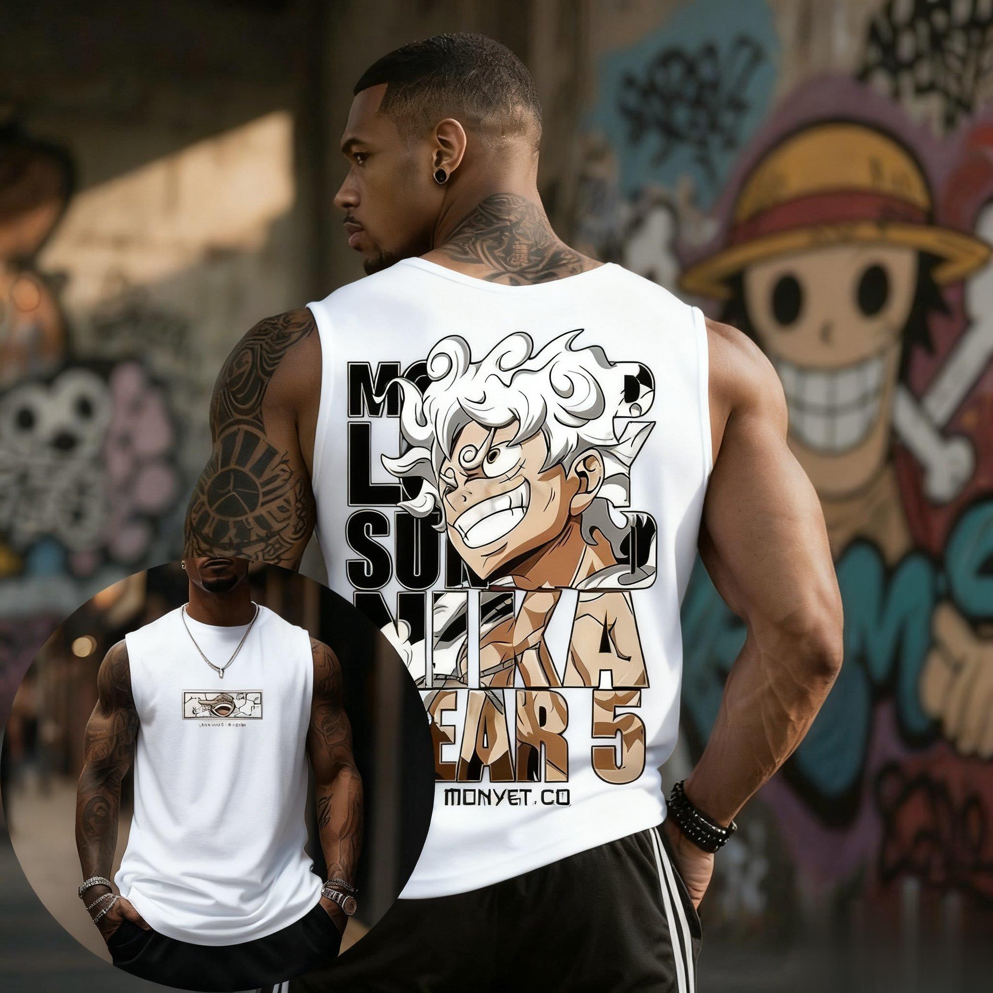 Een Stuk Luffy Gear 5 Tank Top - Streetwear Brand Japan recensie en prijs