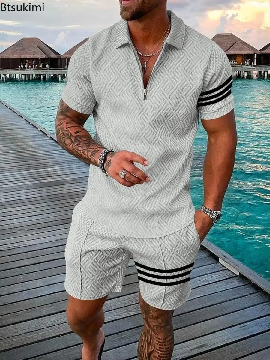 2026 Heren Zomer Shorts Sets O - Streetwear Zipper recensie en prijs